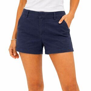 J.Crew Navy Chino Shorts Size 2 Cotton Classic Spring Neutral